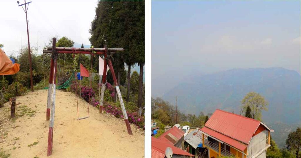 View From The Top Of Tinchuley Rai Resort